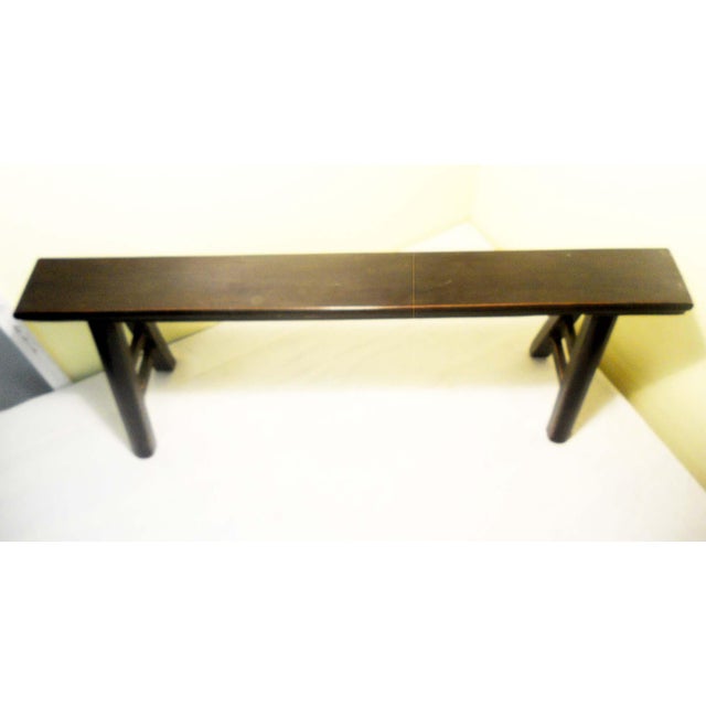 Antique Chinese Ming Bench (Pair)(2855), Circa 1800-1849 For Sale - Image 11 of 12