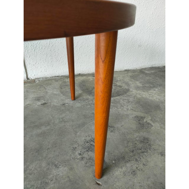 Mid-Century Extendable Teak Table, 1970 For Sale - Image 4 of 9