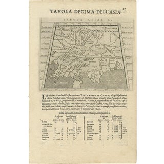 Maps of Asia, 1617 For Sale