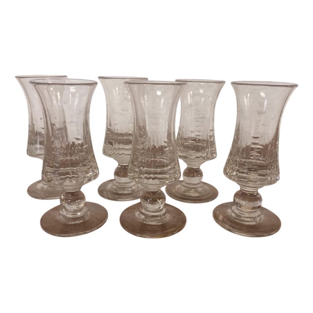 Digestif Glasses, 1930s, Set of 6 For Sale