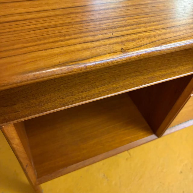 Omann Jun Danish Vintage Model 75 Teak Desk For Sale - Image 13 of 16