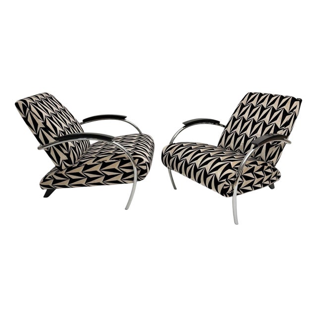 Steel Tube 5470 Armchairs from Gelderland, Netherlands, 1990, Set of 2 For Sale
