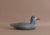 1980s Vintage Ceramic Turquoise Duck Decoy For Sale - Image 5 of 7