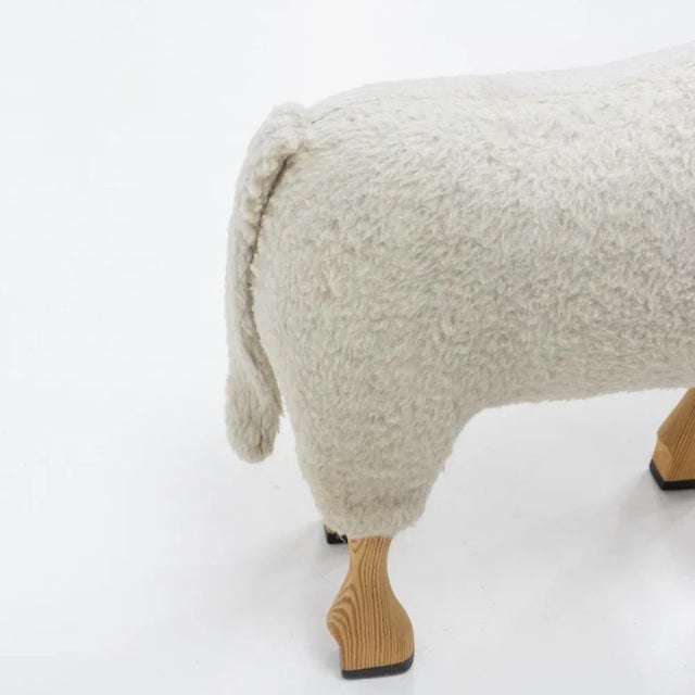1980s German Sheep Stool by Hans-Peter Krafft, 1980s For Sale - Image 5 of 11