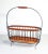 Wood Italian Magazine Rack in Wood and Metal, 1950s For Sale - Image 7 of 7