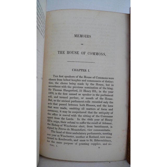 19th Century Memoirs of the House of Commons, from the Convention Parliament of 1688-9 to the Passing of the Reform Bill in 1832, Second Edition, Two Volumes For Sale - Image 5 of 5