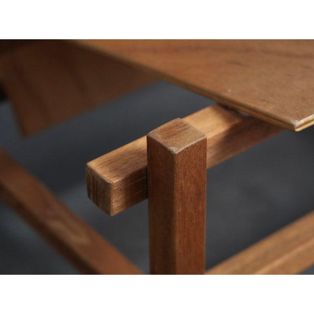 Modernist Lounge Chair in the style of Gerrit Rietveld, Netherlands, 1980s For Sale - Image 9 of 11