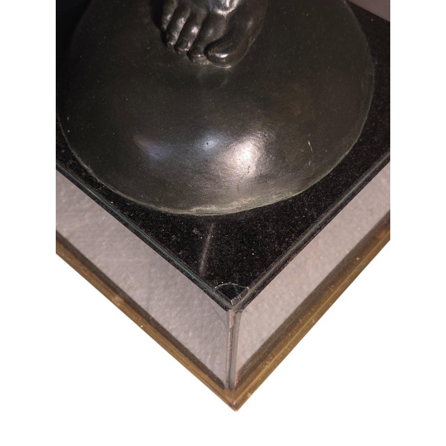 Early 20th Century E. Popineau Signed Large, Original, French Art Deco Bronze Female Cymbal Dancer - Francois Emile Popineau For Sale - Image 10 of 18