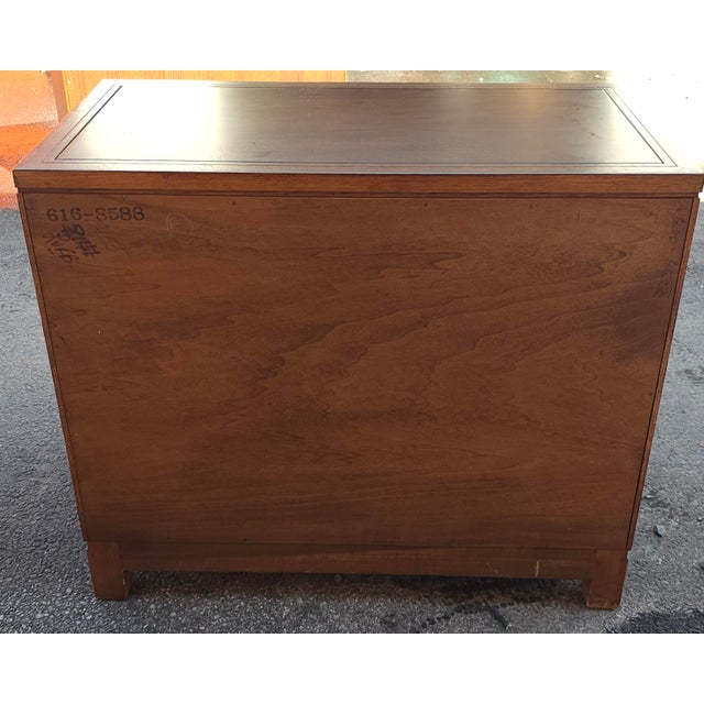 Mid 20th Century Fancher Furniture Walnut and Oak Side Cabinet For Sale - Image 10 of 13