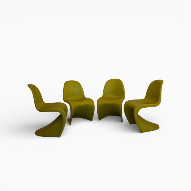 2000 - 2009 Vintage Chairs by Verner Panton for Vitra, 2000s, Set of 4 For Sale - Image 5 of 6