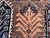 Terra Cotta Kazak Style Handmade Wool Runner Rug in Terracotta and Blue For Sale - Image 8 of 9