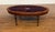 2020s Traditional Oval Mahogany Cocktail Table by Leighton Hall - Showroom Sample For Sale - Image 5 of 13