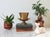 Vintage brass pedestal planter or cachepot. No makers mark. Patina.