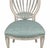 Gustavian (Swedish) Mid-Century Italian Side Chairs W/ Swedish Gustavian Styling Faux Chintz - Pair For Sale - Image 3 of 5