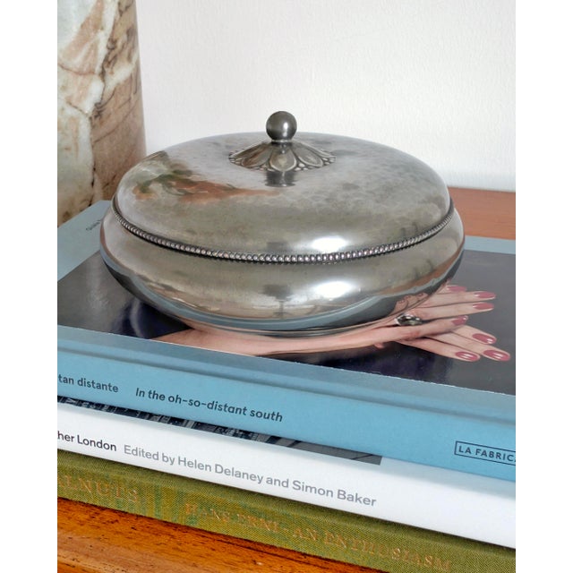 Pewter Lidded Trinket Box by Just Andersen, 1930s For Sale - Image 4 of 13
