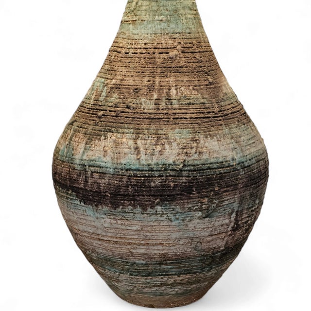 Mid-Century Gustav Spörri Table Lamp Switzerland Studio Art Pottery For Sale - Image 4 of 6