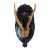 Vintage Roe Deer Trophy on a Carved Wood Board For Sale