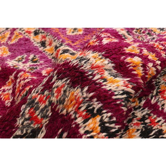 Vintage Beni M'Guild Moroccan Rug, 07'01 X 14'03 For Sale In Dallas - Image 6 of 10