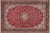 Red Medallion Red/Blue Wool Rug - 10'0'' X 13'1'' For Sale - Image 8 of 10