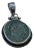 Antique Pendant With Roman Coin With Rope Setting For Sale