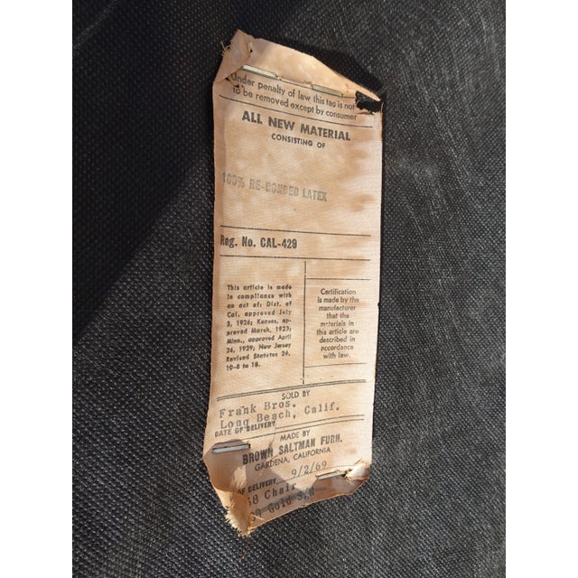 Gorgeous Chairs in Good Vintage Condition. Solid and Firm. The Chairs were reupholsted... Unprofessionally. You can use...