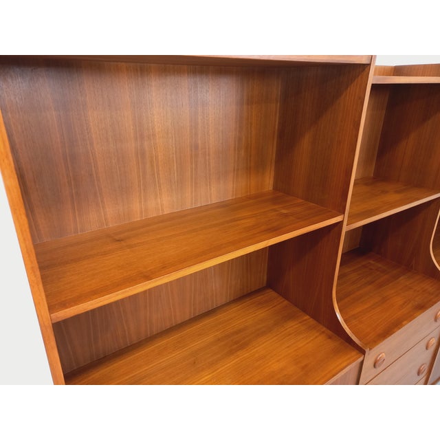 Vintage Scandinavian 3-Part Teak Bookcase Storage Unit, 1960s For Sale - Image 13 of 18