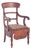 Chair with Striped Upholstery, 19th Century For Sale
