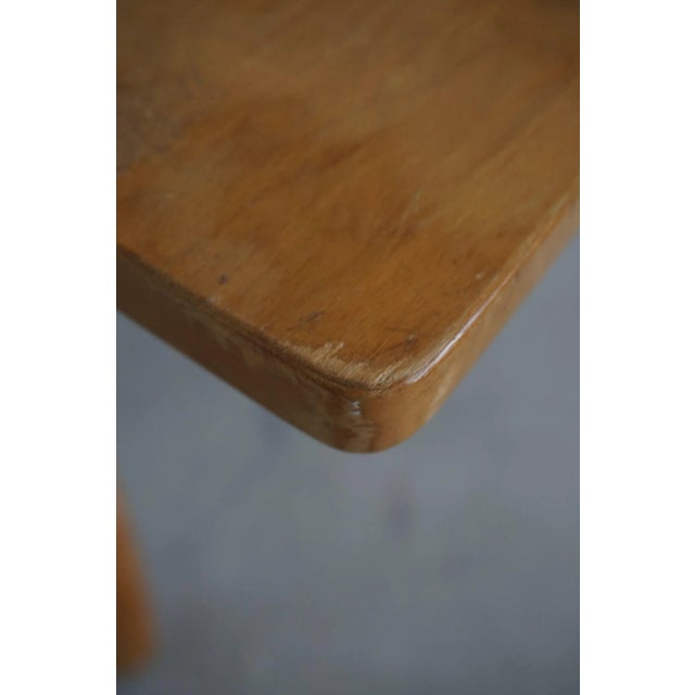 Wood Danish Desk or Extendable Dining Table in Birch by Philip Arctander, 1940s For Sale - Image 7 of 14