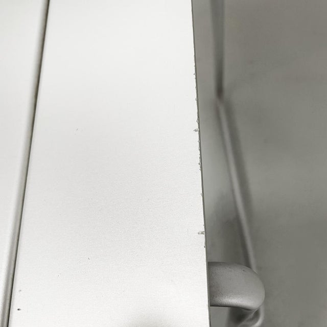 Italian Modern Aluminum Stackable Chairs by Tanzi, 1980s, Set of 4 For Sale - Image 12 of 18