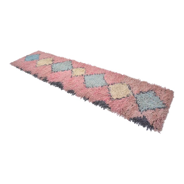 Anatolian Turkish Wool Pompom Rug For Sale