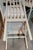 1970s Abel Gonzalez White Lacquer Modern Tall Back Dining Room Chairs For Sale In Chicago - Image 6 of 18