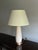 Italian Late 20th Century Pair of Decorator Italian Crackle Glaze Ceramic Lamps For Sale - Image 3 of 7