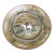Buffalo Pottery Plate "The Start" 9 1/2" Circa 1908 Signed W. Foster For Sale