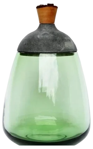 Jade and Soapstone Terra Stacking Vessel by Pia Wüstenberg