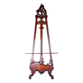 Vintage Easel in Mahogany, 1920s For Sale