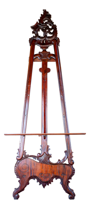 Vintage Easel in Mahogany, 1920s