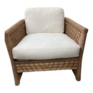 Palecek Capitola Seagrass Lounge Chair For Sale