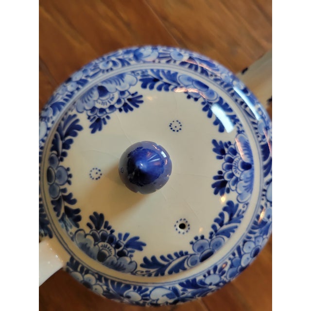 Traditional 1970s Royal Delft Teapot For Sale - Image 3 of 17