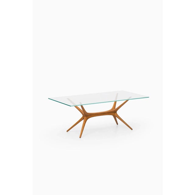 Brown 9020 Oak & Glass Coffee Table by Tapio Wirkkala for Asko, 1950s For Sale - Image 8 of 15