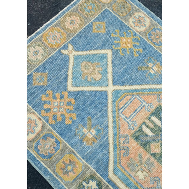 Early 21st Century Turkish Oushak Runner Rug 2'11" x 6'6" #17176 For Sale - Image 5 of 8