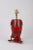 Chinese Vintage Chinese Red Drum Shaped Lamp For Sale - Image 3 of 5