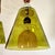 Olive Green, Mid Century Modern, Murano Glass Pendant Lights - a Pair For Sale - Image 9 of 14