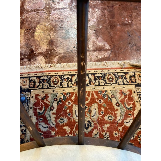 1920s Vintage Brown Wood Chairs - Set of 2 For Sale - Image 12 of 13