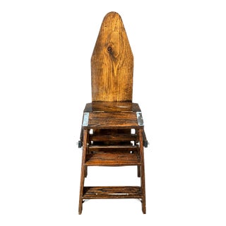 Vintage Jefferson Bachelor’s Chair, 3-in-1 Ladder and Ironing Board For Sale