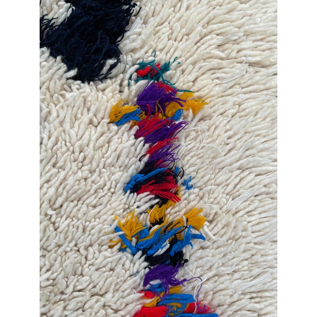 1980s Antique Genuine Berber Wool Rug, 1980's For Sale - Image 6 of 12