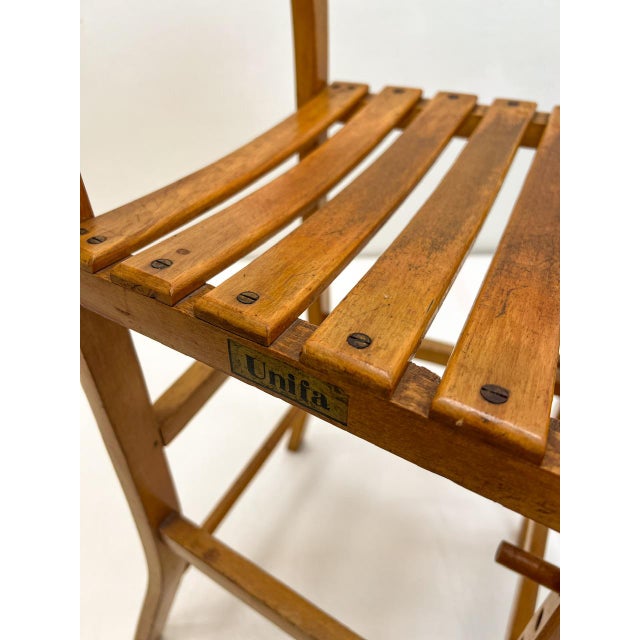 Beech Wood Childrens Chair from Unifa, 1960s For Sale - Image 11 of 12