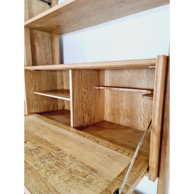 Danish Oak Room Divider by Henning Kjærnulf, 1960s For Sale - Image 5 of 11