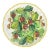 Vintage 11” Italian Renaissance Revival Hand Painted Strawberry Fruit Plate Made in Italy Faïence Ceramic For Sale