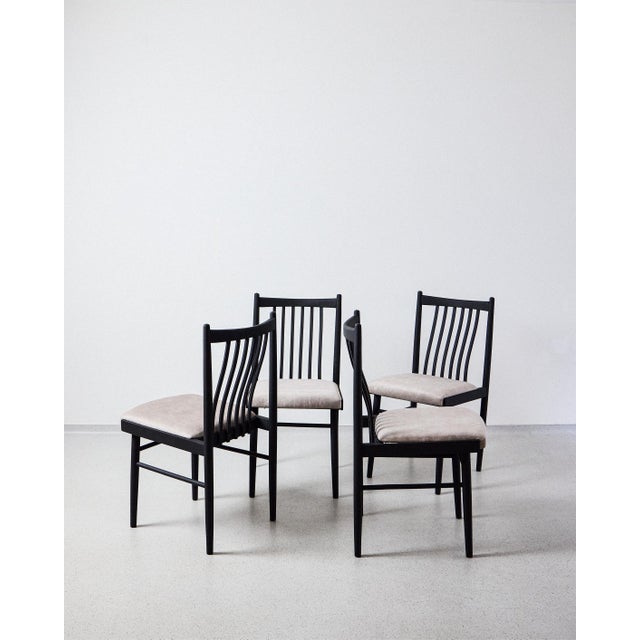 Wood Wooden Dining Chairs from Tatra Nabytok, 1960s, Set of 4 For Sale - Image 7 of 7