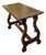 Vintage Spanish Revival Console Trestle Table For Sale